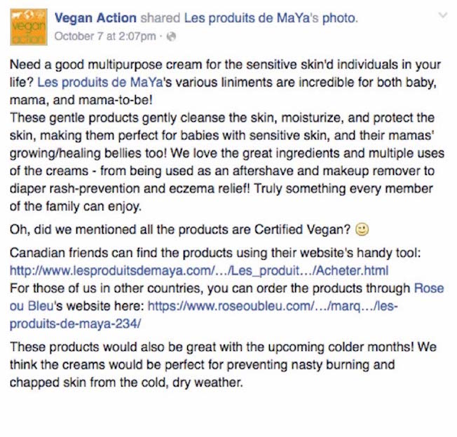 Vegan action
